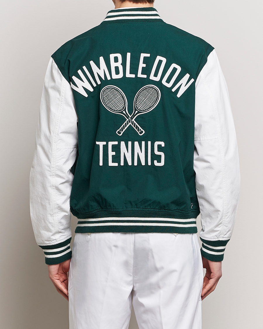 Heren | Jassen | Polo Ralph Lauren | Wimbledon Bomber Jacket White/Moss Agate