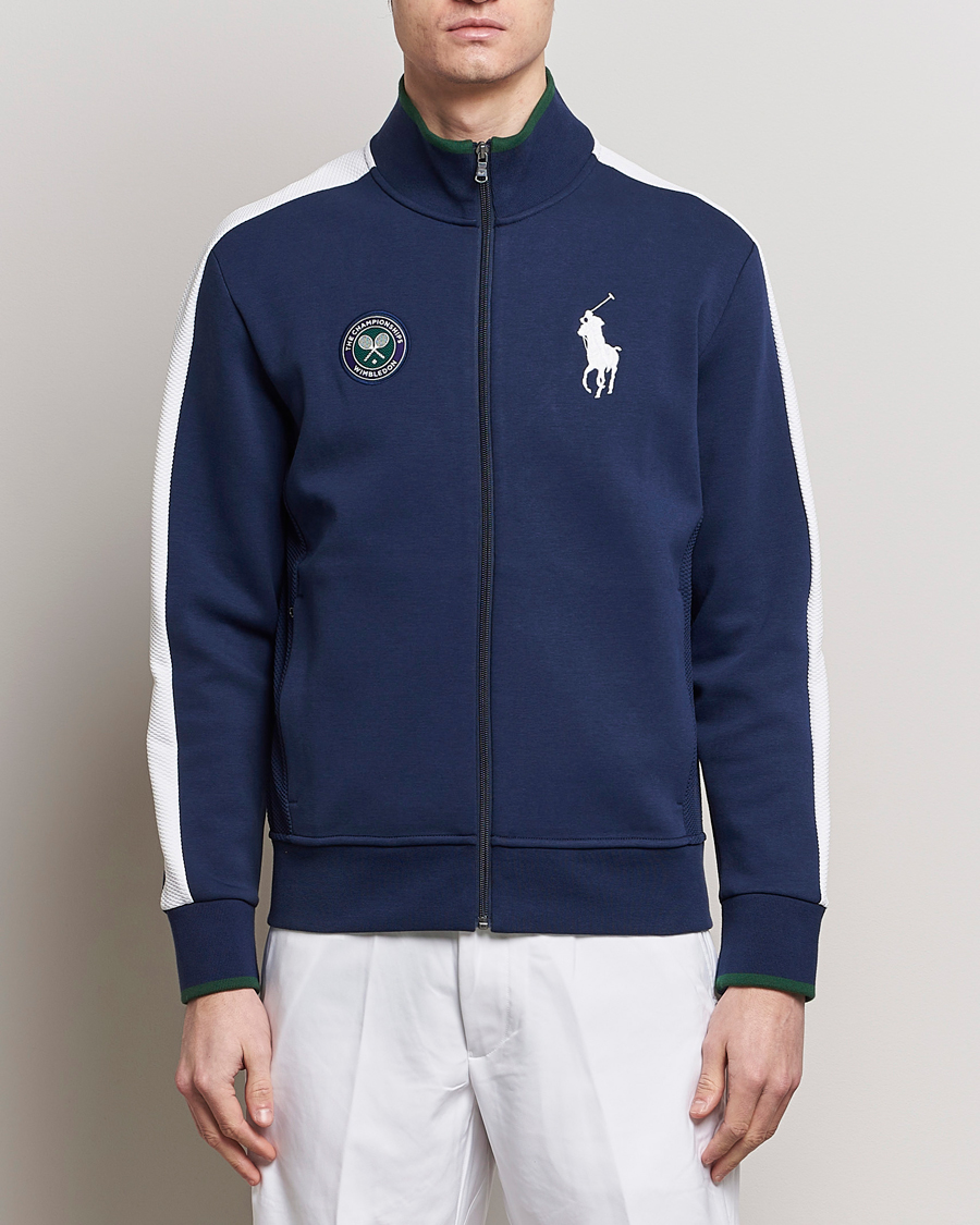 Heren | Full-zip | Polo Ralph Lauren | Wimbledon Full Zip Sweater Refined Navy