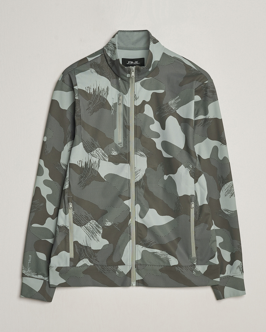 Heren | Truien | RLX Ralph Lauren | Warp Tech Jersey Camo Full Zip Grey