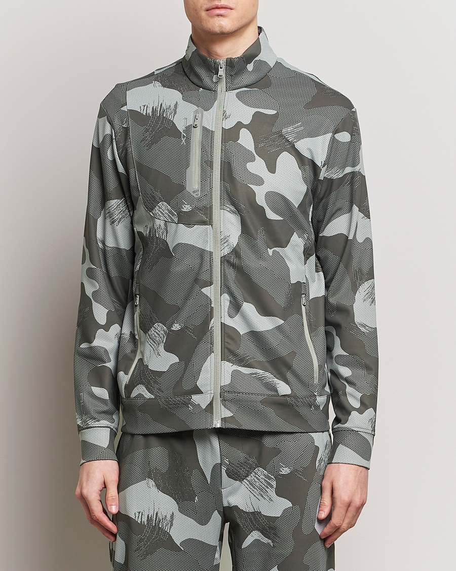 Heren | Sale -20% | RLX Ralph Lauren | Warp Tech Jersey Camo Full Zip Grey