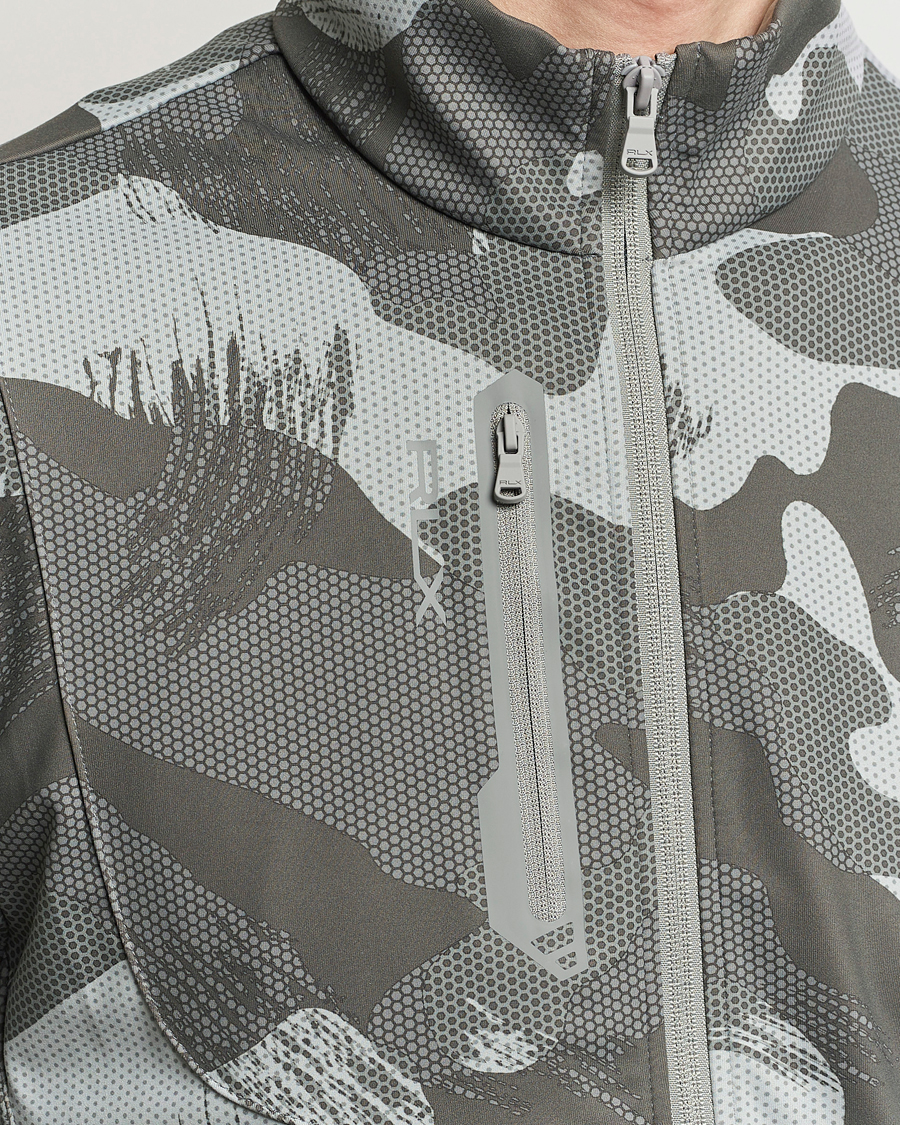 Heren | Truien | RLX Ralph Lauren | Warp Tech Jersey Camo Full Zip Grey