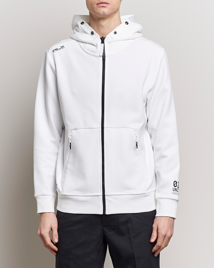 Heren | Sale | RLX Ralph Lauren | Performance Full Zip Hoodie Ceramic White