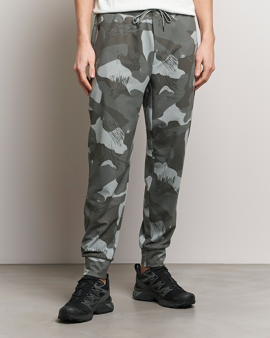 Heren | Active | RLX Ralph Lauren | Warp Tech Jersey Camo Sweatpants Grey