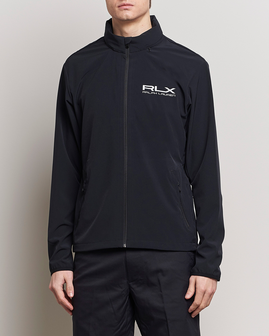 Heren | Sport | RLX Ralph Lauren | Performance Hooded Jacket Polo Black