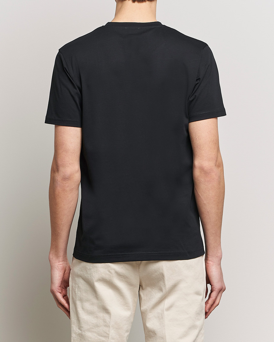 Heren | T-shirts | Sunspel | Riviera Midweight T-Shirt Black