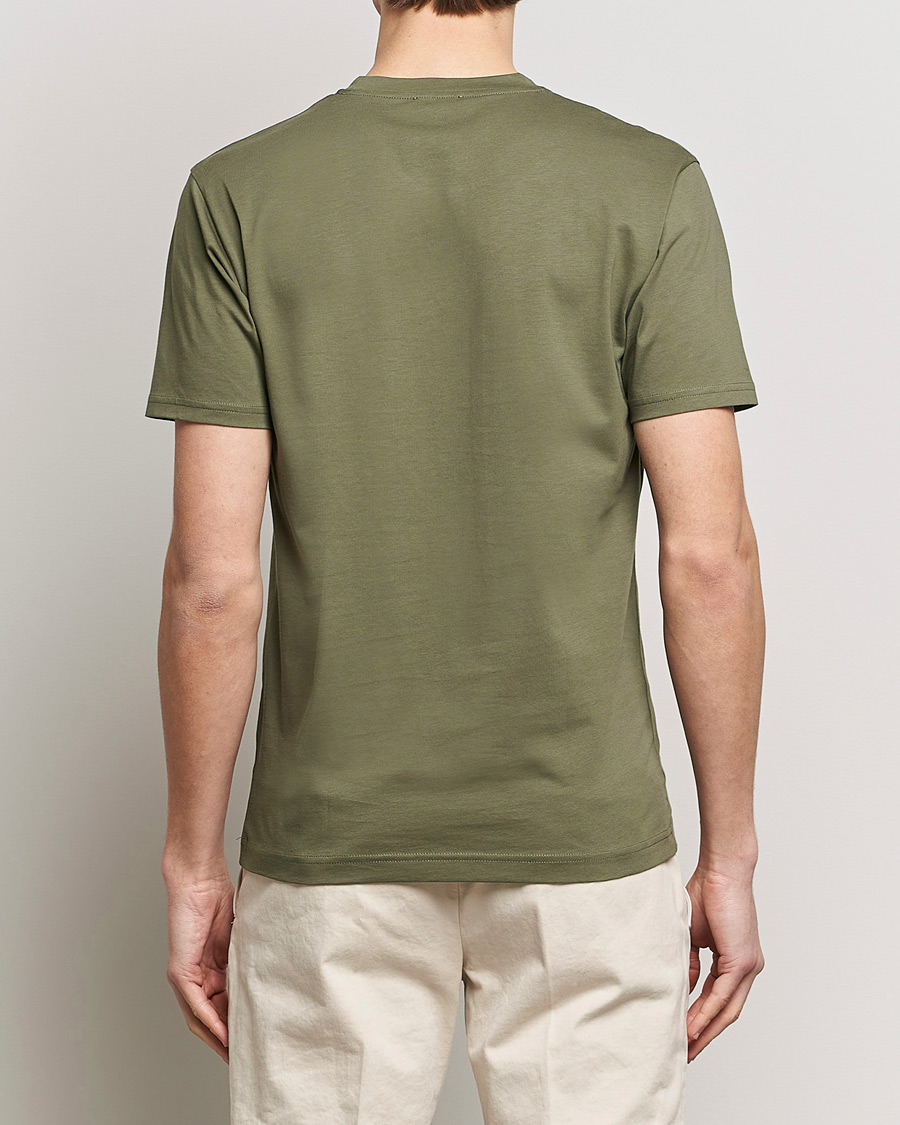 Heren | T-shirts | Sunspel | Riviera Midweight Tee Khaki