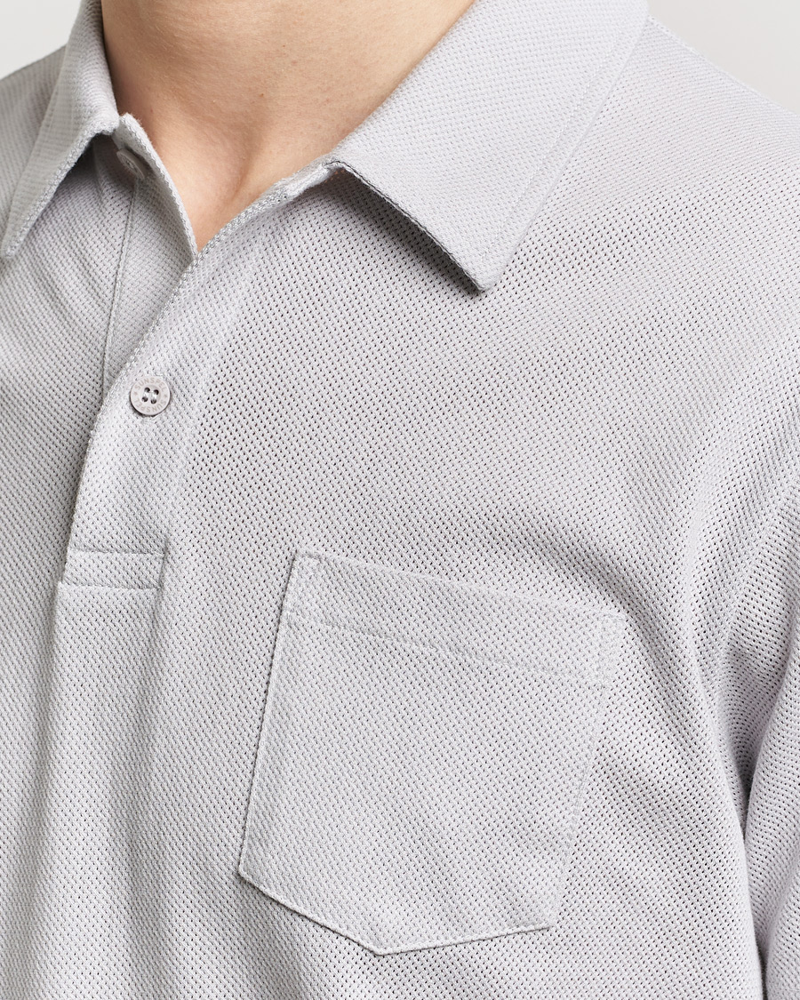 Heren | Polo's | Sunspel | Riviera Polo Shirt Smoke