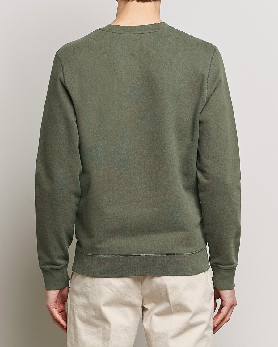 Heren | Truien | Sunspel | Loopback Sweatshirt Khaki