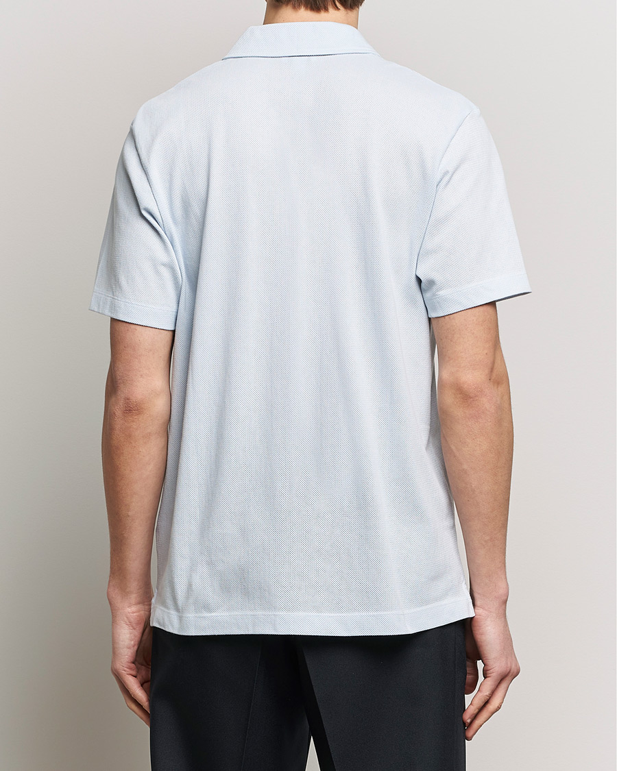 Heren | Overhemden | Sunspel | Riviera Resort Shirt Light Blue