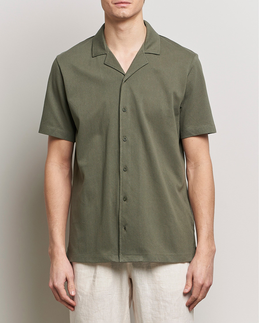 Heren | Casual | Sunspel | Riviera Resort Shirt Khaki