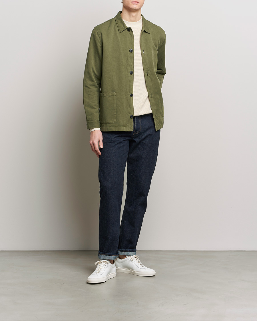 Heren | Jeans | Sunspel | Japanese Selvedge Jeans Blue
