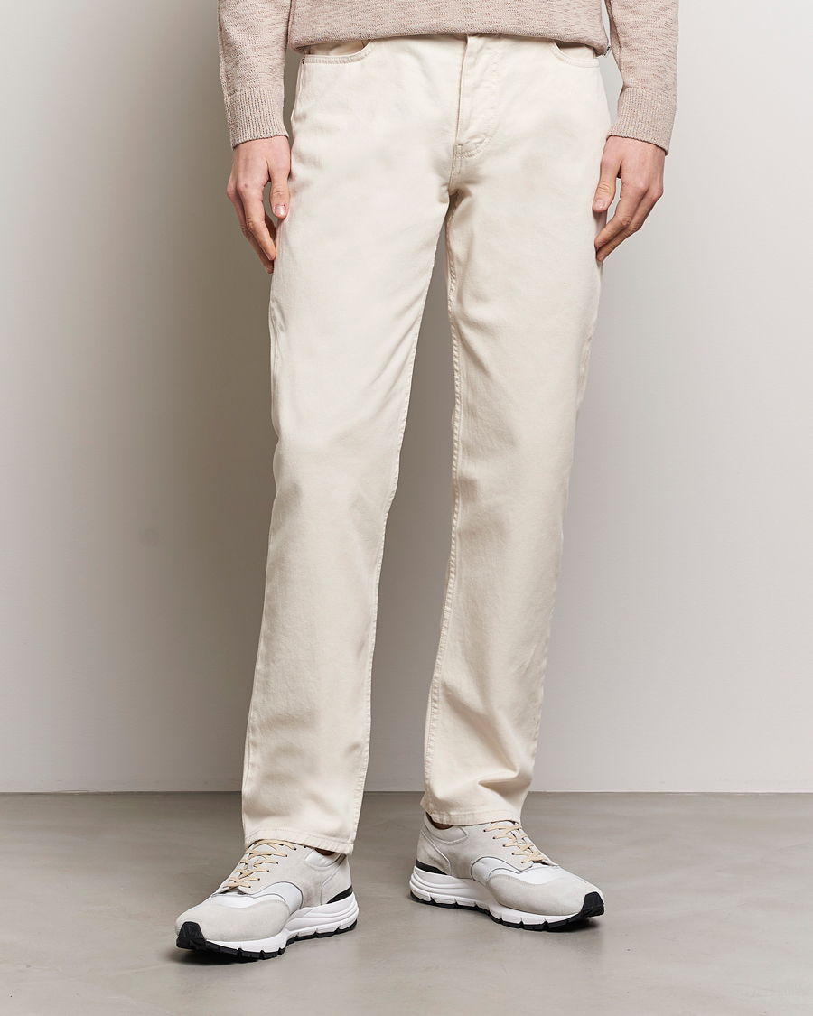 Heren | Casual broeken | Sunspel | Five Pocket Cotton Twill Trousers Undyed