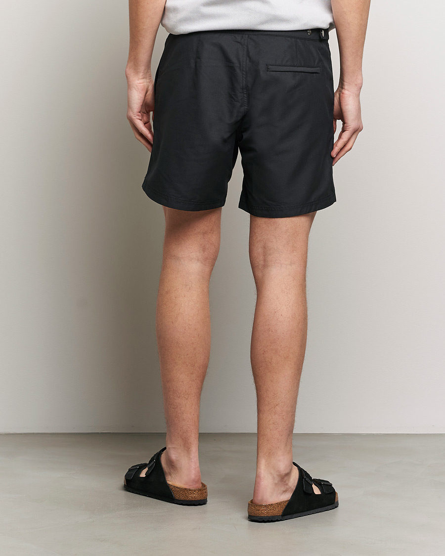 Heren | Zwembroek | Sunspel | Recycled Seaqual Tailored Swim Shorts Black