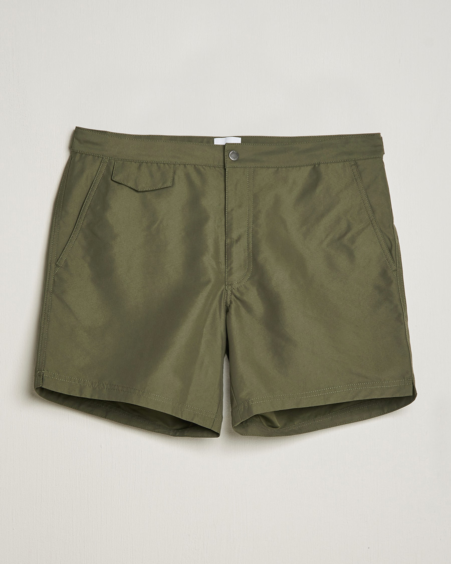 Heren | Zwembroek | Sunspel | Recycled Seaqual Tailored Swim Shorts Hunter Green