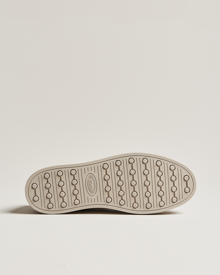 Heren | Tod's Cassetta Lacciata Sneaker Light Grey Suede | Tod's | Cassetta Lacciata Sneaker Light Grey Suede