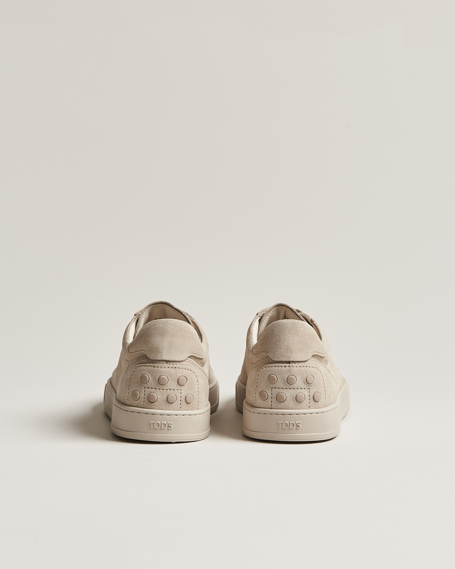 Heren | Tod's Cassetta Lacciata Sneaker Light Grey Suede | Tod's | Cassetta Lacciata Sneaker Light Grey Suede