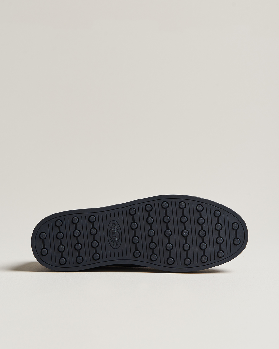 Heren | Tod's Cassetta Lacciata Sneaker Navy Suede | Tod's | Cassetta Lacciata Sneaker Navy Suede