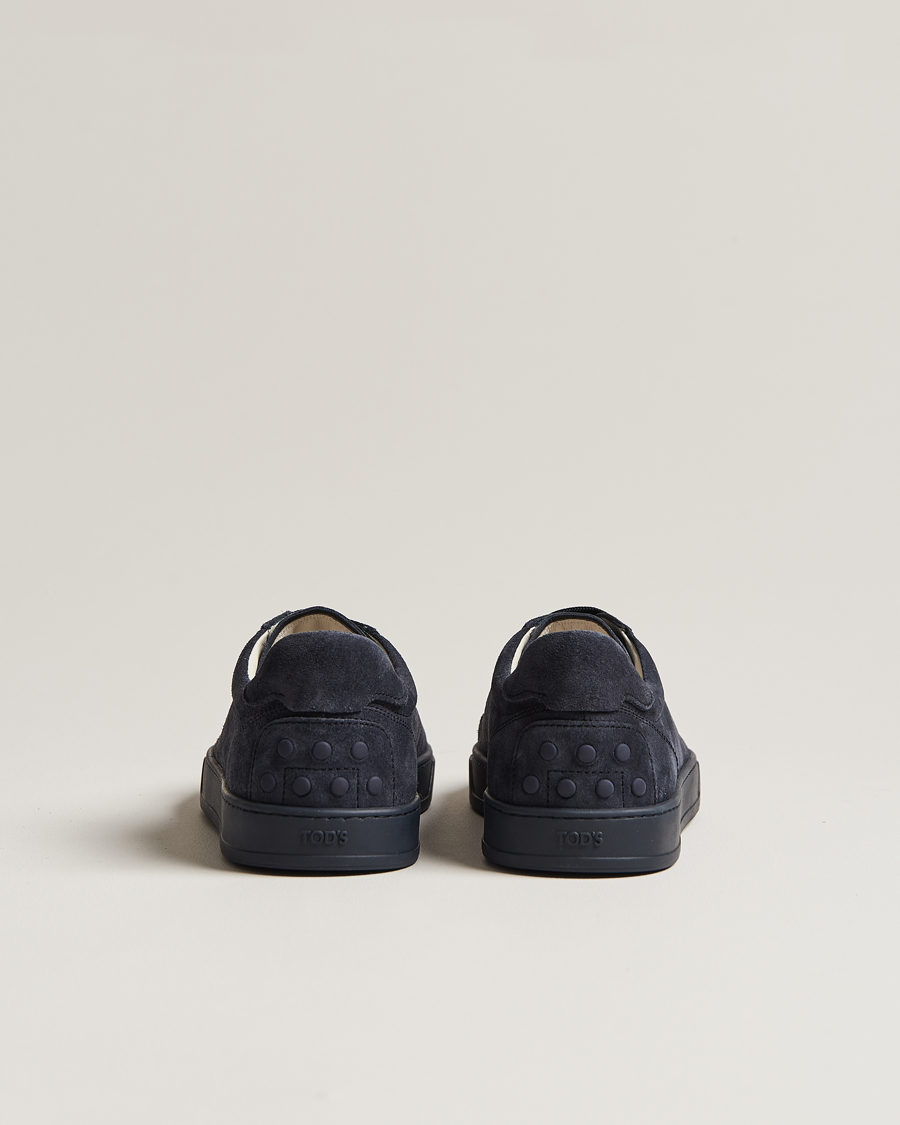 Heren | Tod's Cassetta Lacciata Sneaker Navy Suede | Tod's | Cassetta Lacciata Sneaker Navy Suede