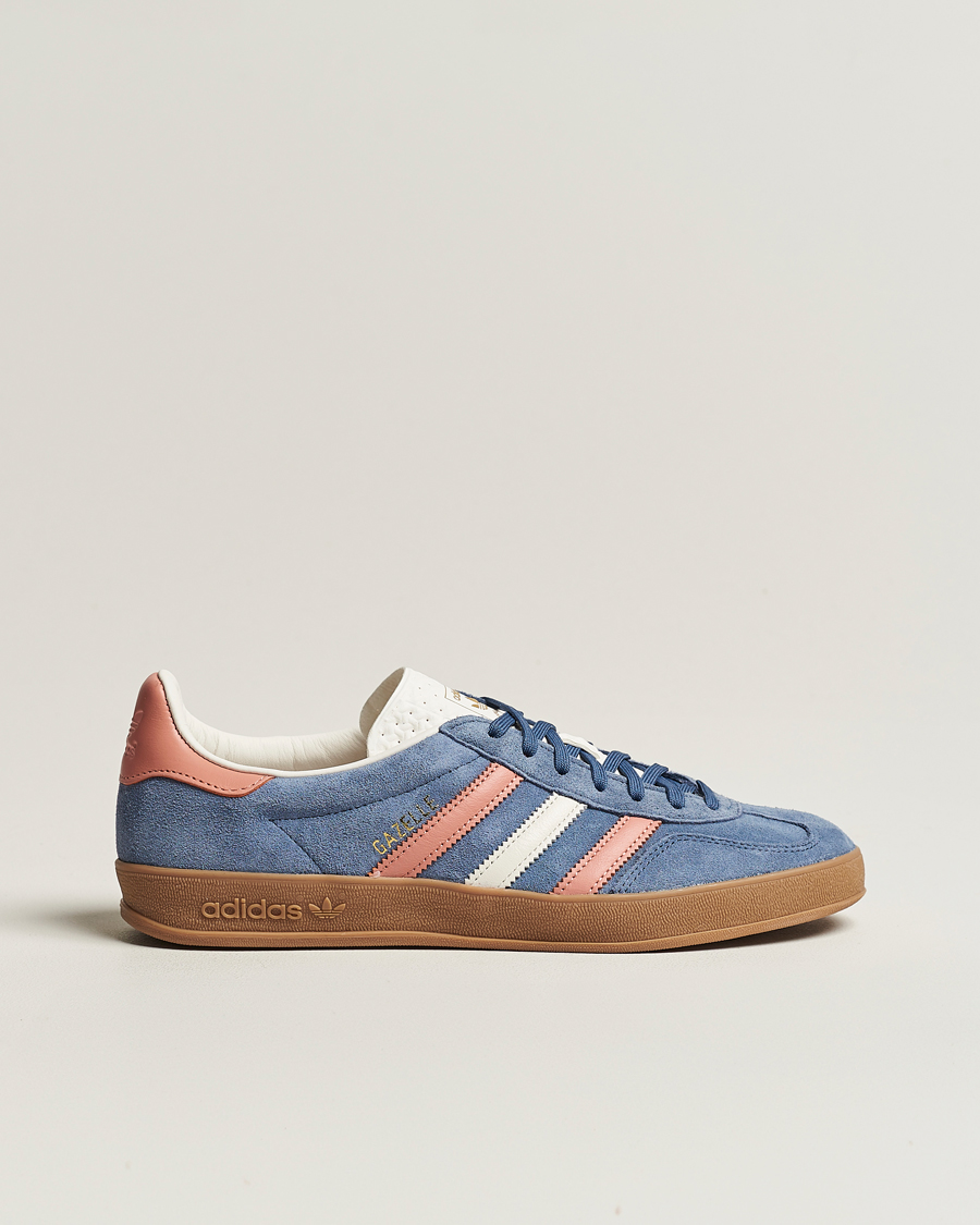 Heren | adidas Originals Gazelle Indoor Sneaker Blue | adidas Originals | Gazelle Indoor Sneaker Blue