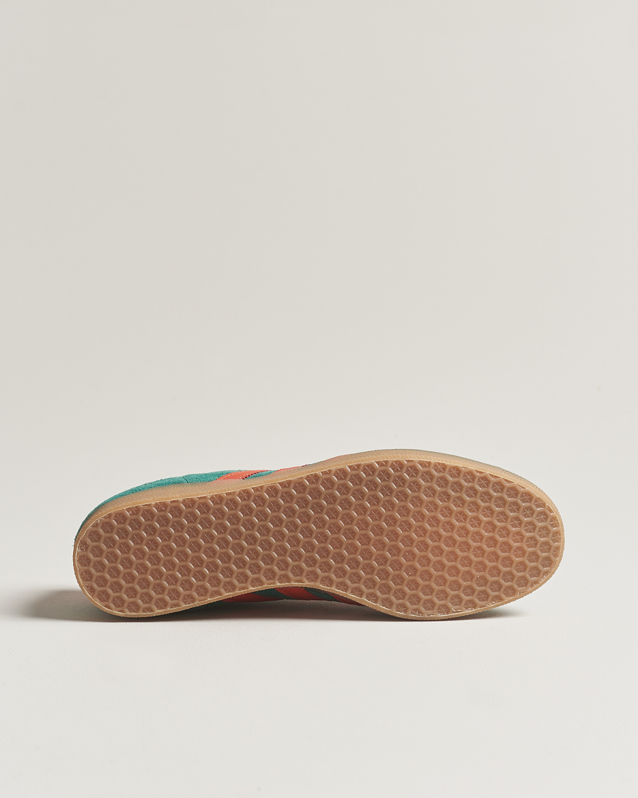 Heren | adidas Originals Gazelle Sneaker Green/Red | adidas Originals | Gazelle Sneaker Green/Red