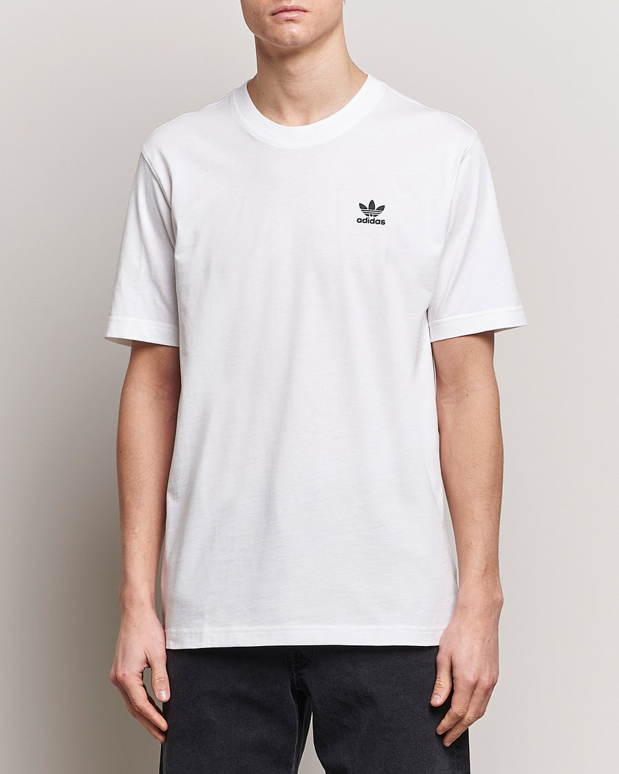 Heren | Witte T-shirts | adidas Originals | Essential Crew Neck T-Shirt White