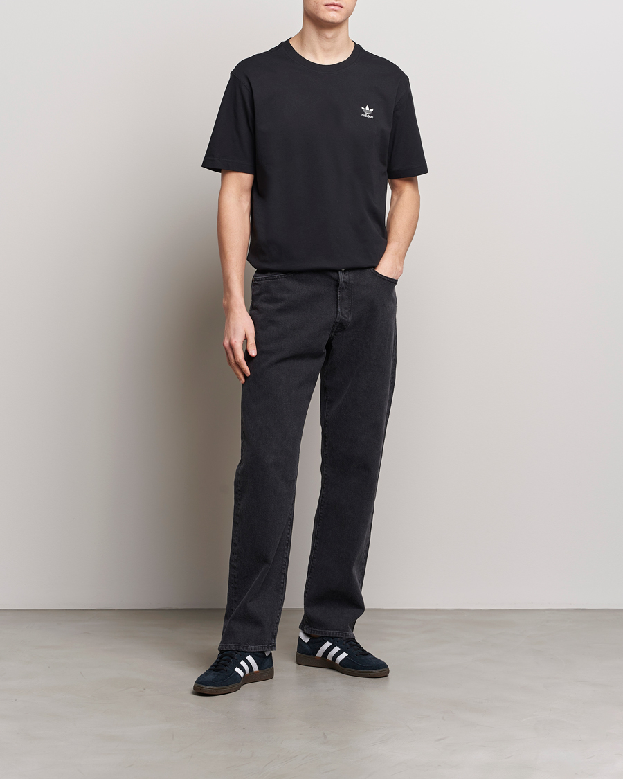 Heren | T-shirts | adidas Originals | Essential Crew Neck T-Shirt Black