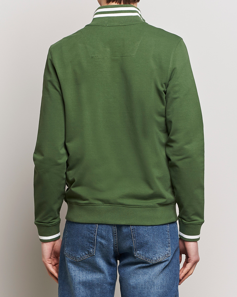 Heren | Truien | Aeronautica Militare | Full Zip Sweater Seaweed Green