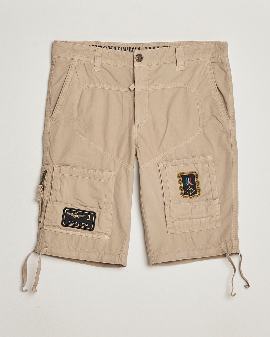 Heren | Korte broek | Aeronautica Militare | Heritage Bermuda Shorts Beige