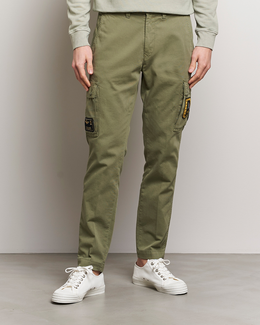 Heren | Sale Kleding | Aeronautica Militare | Heritage Cargo Pants Sage Green