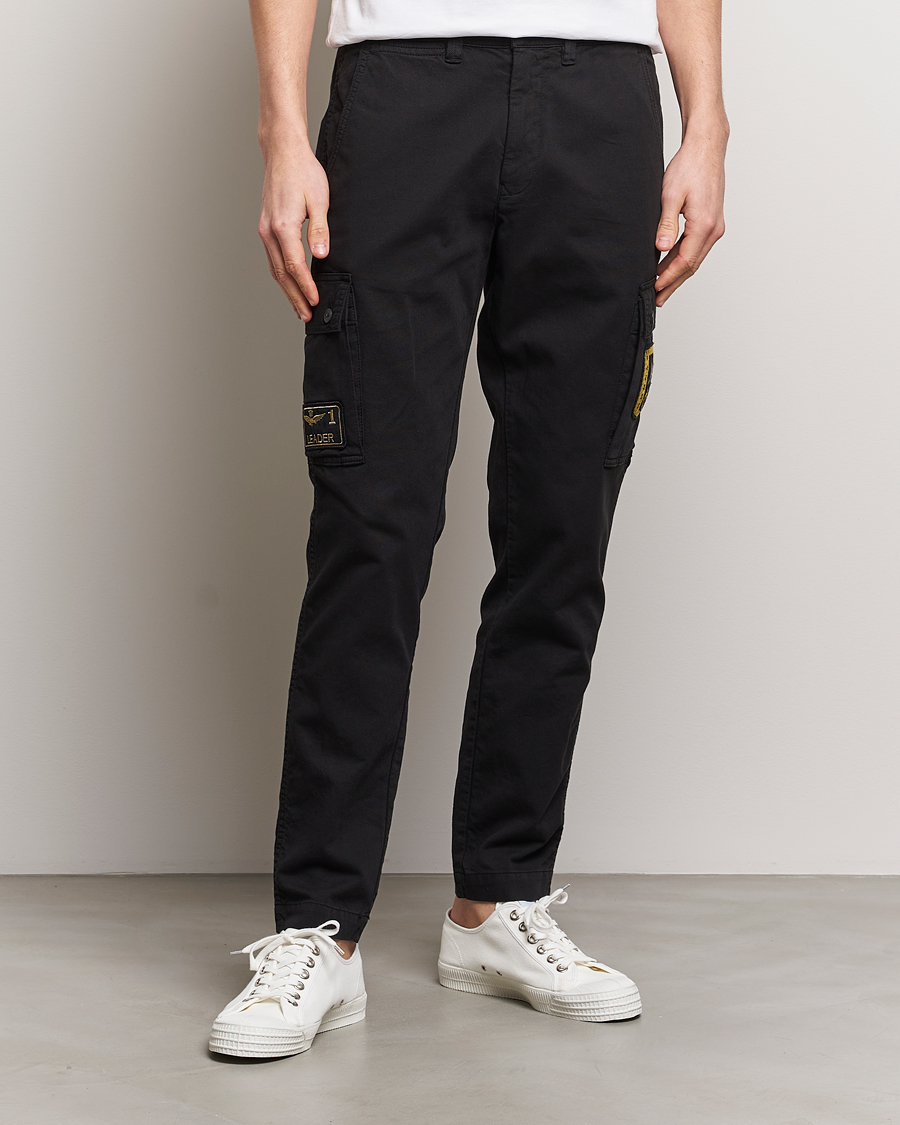 Heren | Sale | Aeronautica Militare | Heritage Cargo Pants Jet Black