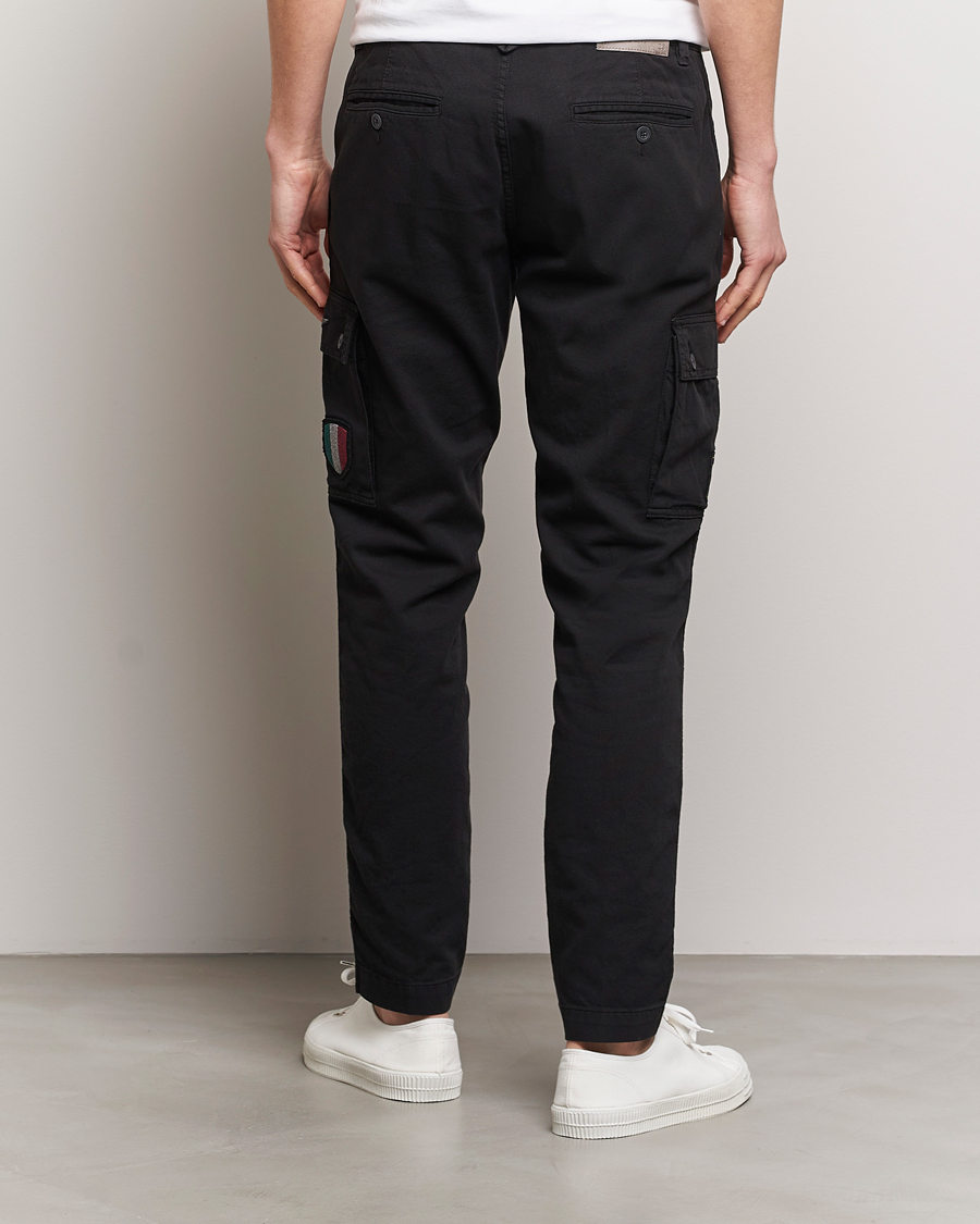 Heren | Broeken | Aeronautica Militare | Heritage Cargo Pants Jet Black