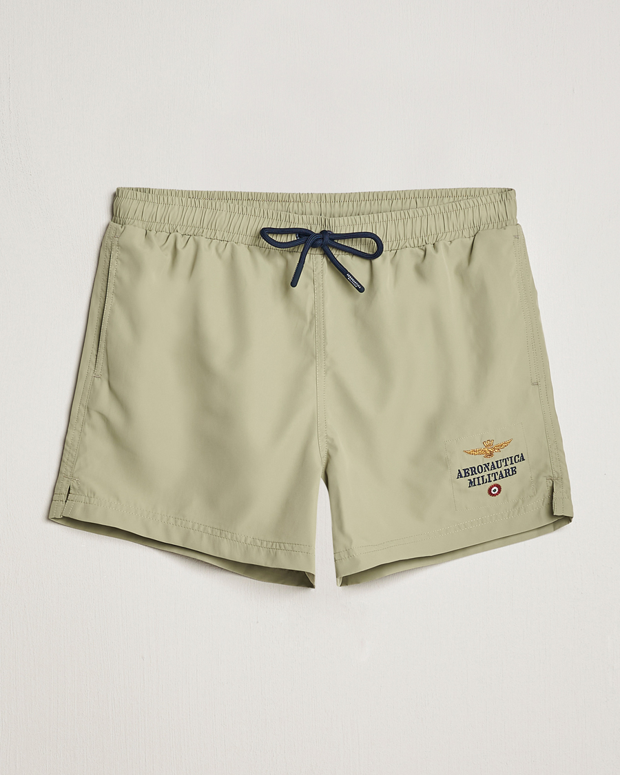 Heren | Zwembroek | Aeronautica Militare | Costume Swim Shorts Sage Green