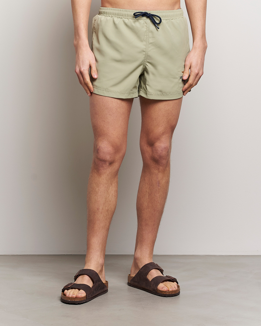 Heren | Aeronautica Militare | Aeronautica Militare | Costume Swim Shorts Sage Green