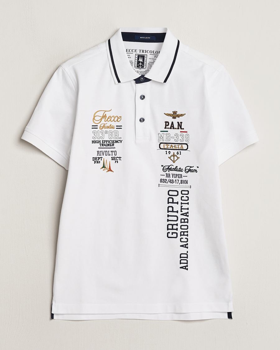 Heren | Polo's | Aeronautica Militare | Heritage Polo Off White