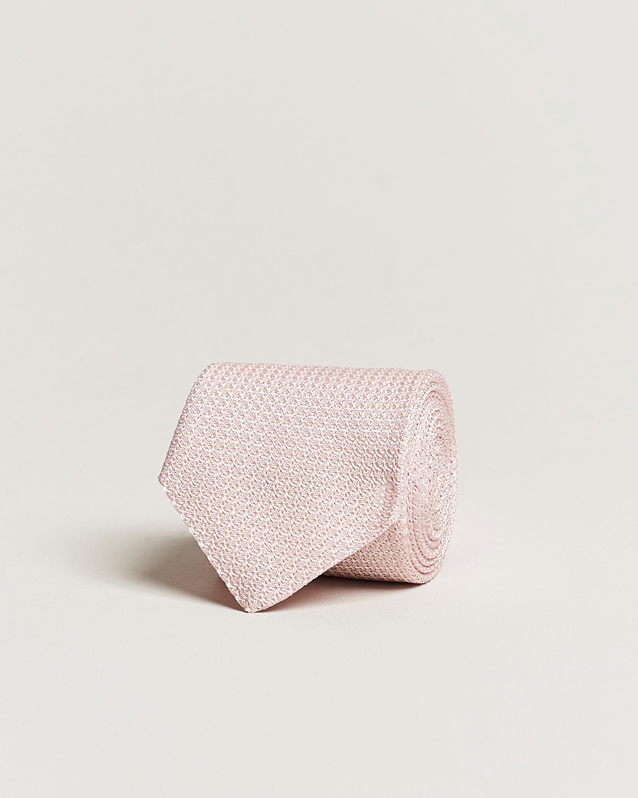 Heren | Stropdassen | Amanda Christensen | Silk Grenadine 8 cm Tie Pink