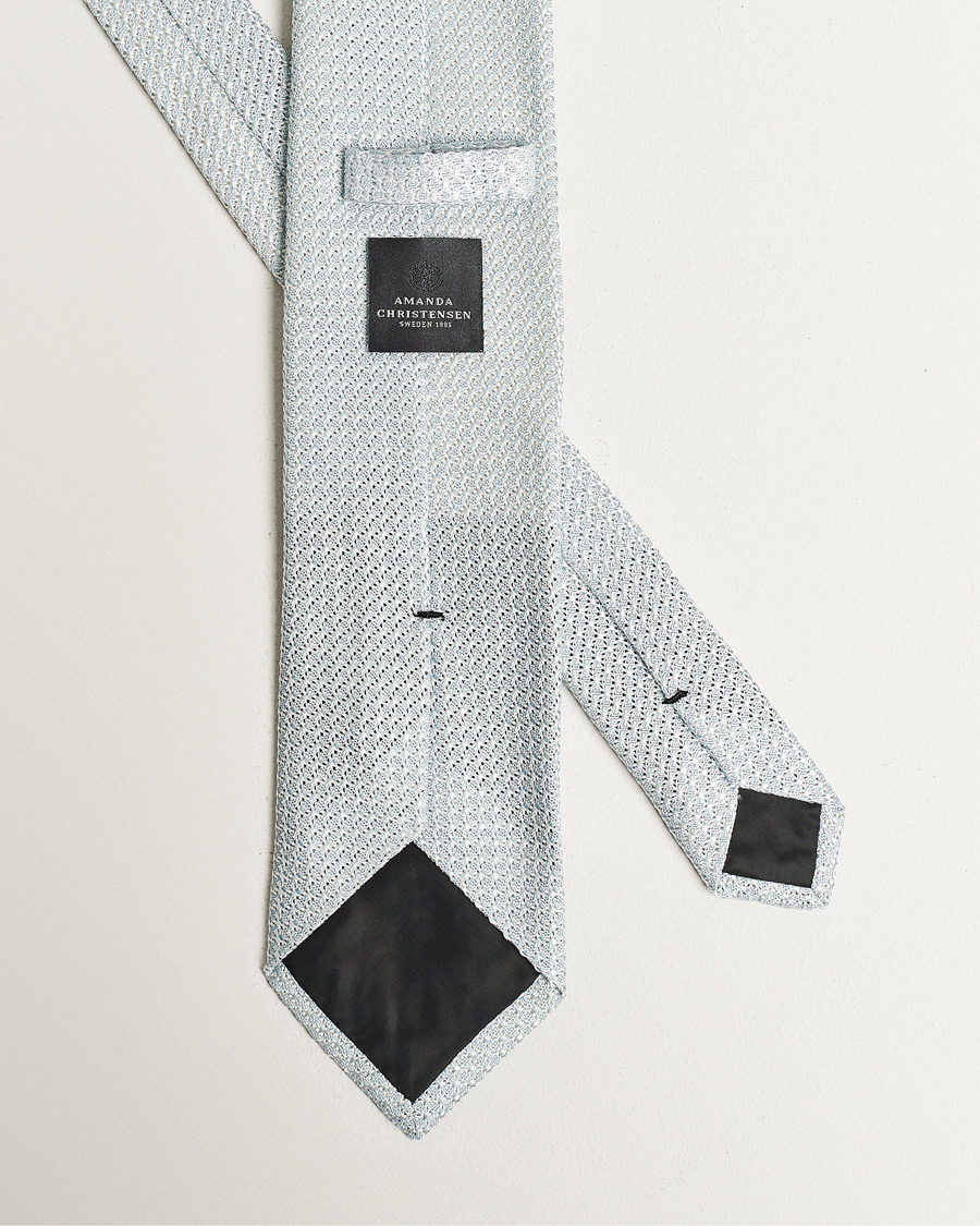 Heren | Stropdassen | Amanda Christensen | Silk Grenadine 8 cm Tie Sky Blue