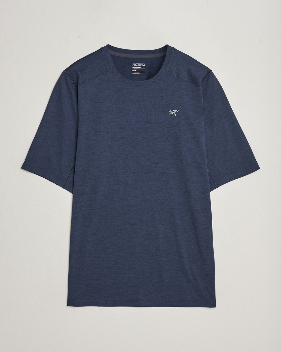 Heren | T-shirts | Arc'teryx | Cormac Crew Neck T-Shirt Black Sapphire Heather