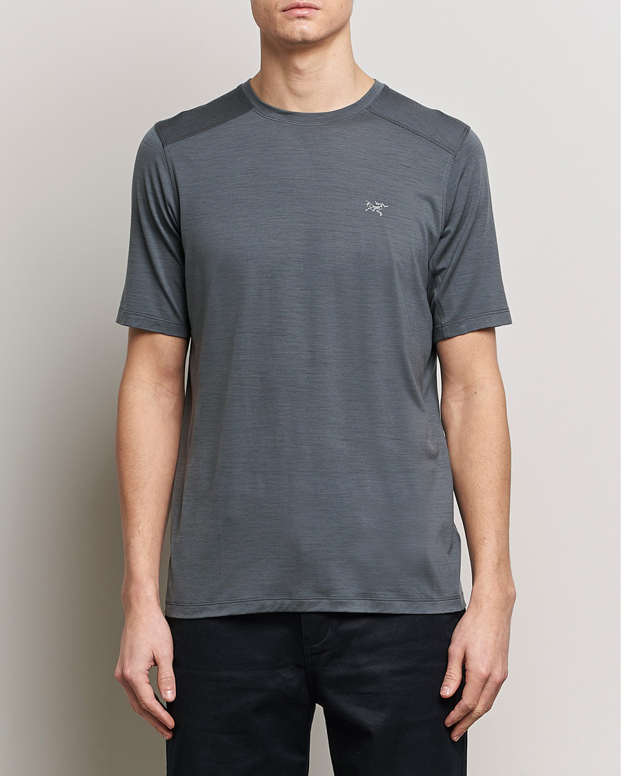 Heren | T-shirts met korte mouwen | Arc'teryx | Ionia Merino Wool Crew Neck T-Shirt Cloud