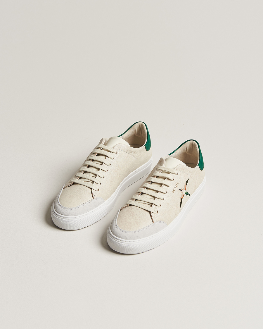 Heren | Axel Arigato Clean 90 Bee Bird Sneaker Cremino/Green | Axel Arigato | Clean 90 Bee Bird Sneaker Cremino/Green