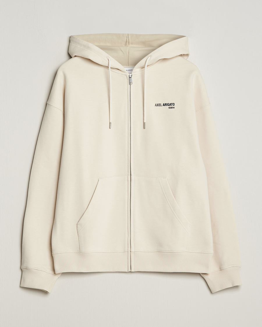 Heren | Truien | Axel Arigato | Field Full Zip Hoodie Pale Beige