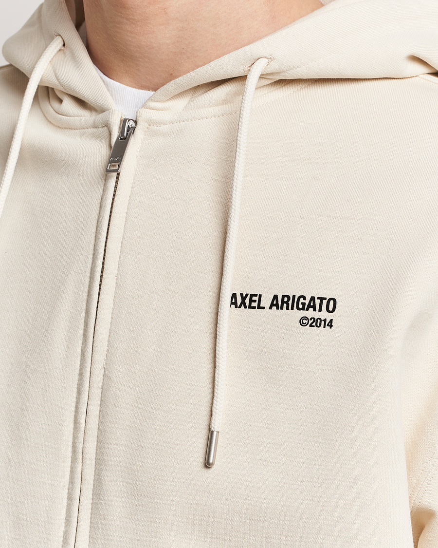 Heren | Truien | Axel Arigato | Field Full Zip Hoodie Pale Beige