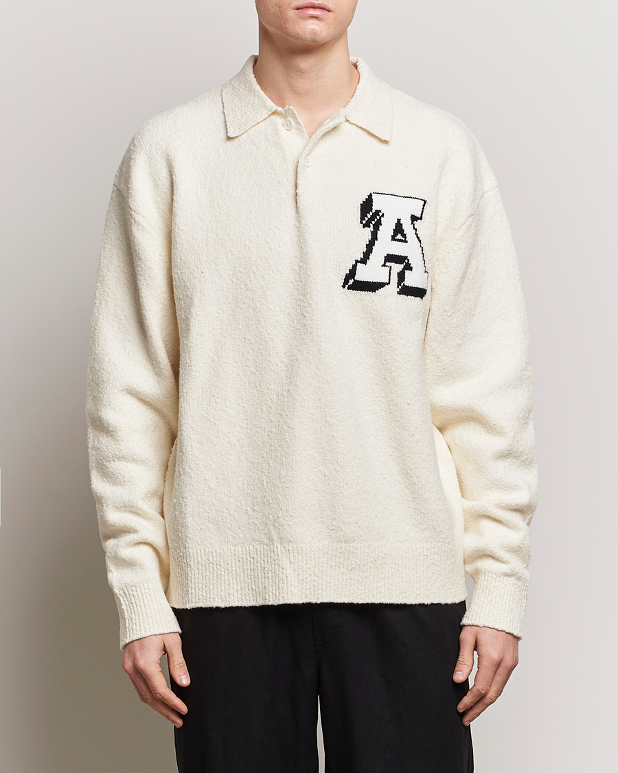 Heren | Gebreide truien | Axel Arigato | Team Knitted Polo Off White