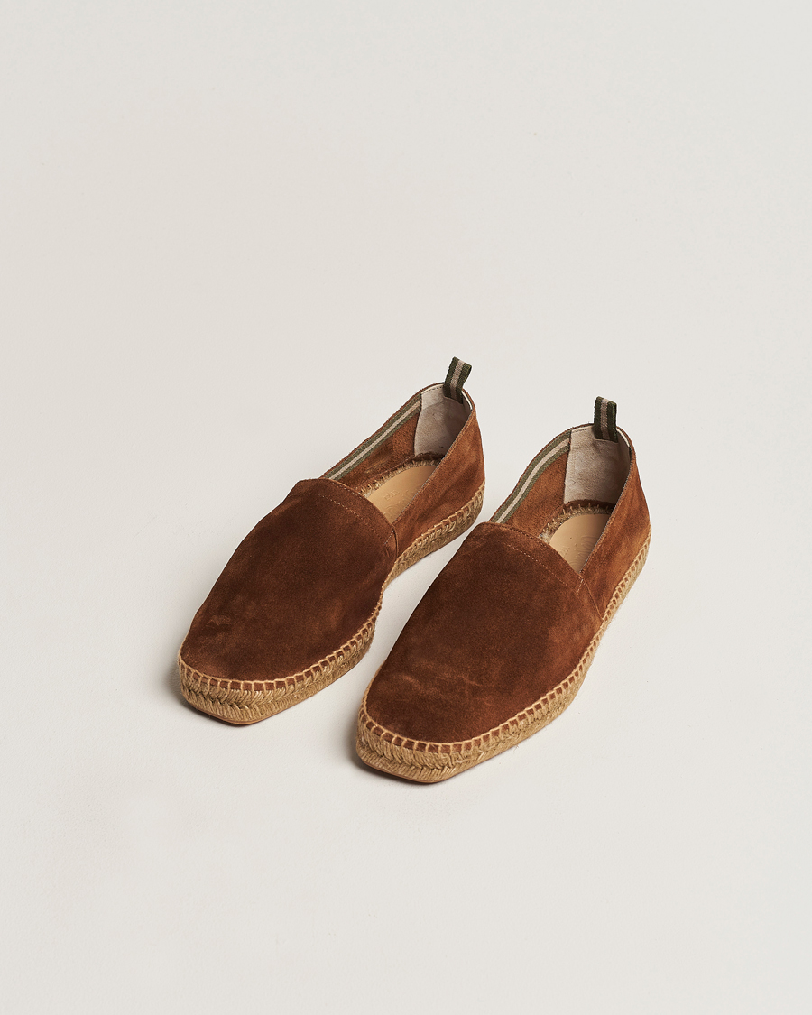 Heren |  | Castañer | Pablo Casual Suede Espadrilles Cuero