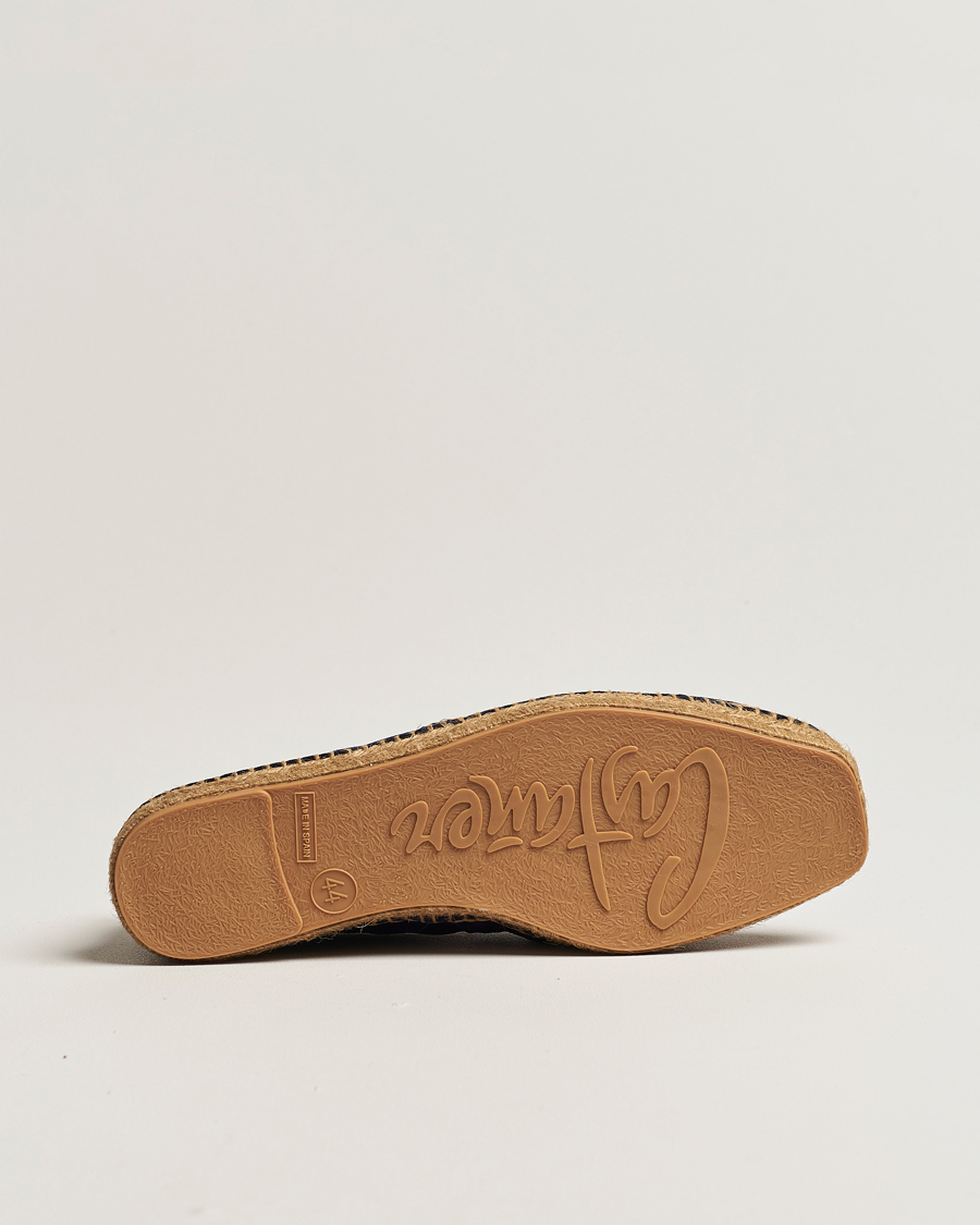 Heren | Espadrilles | Castañer | Pablo Casual Suede Espadrilles Azul Oscuro