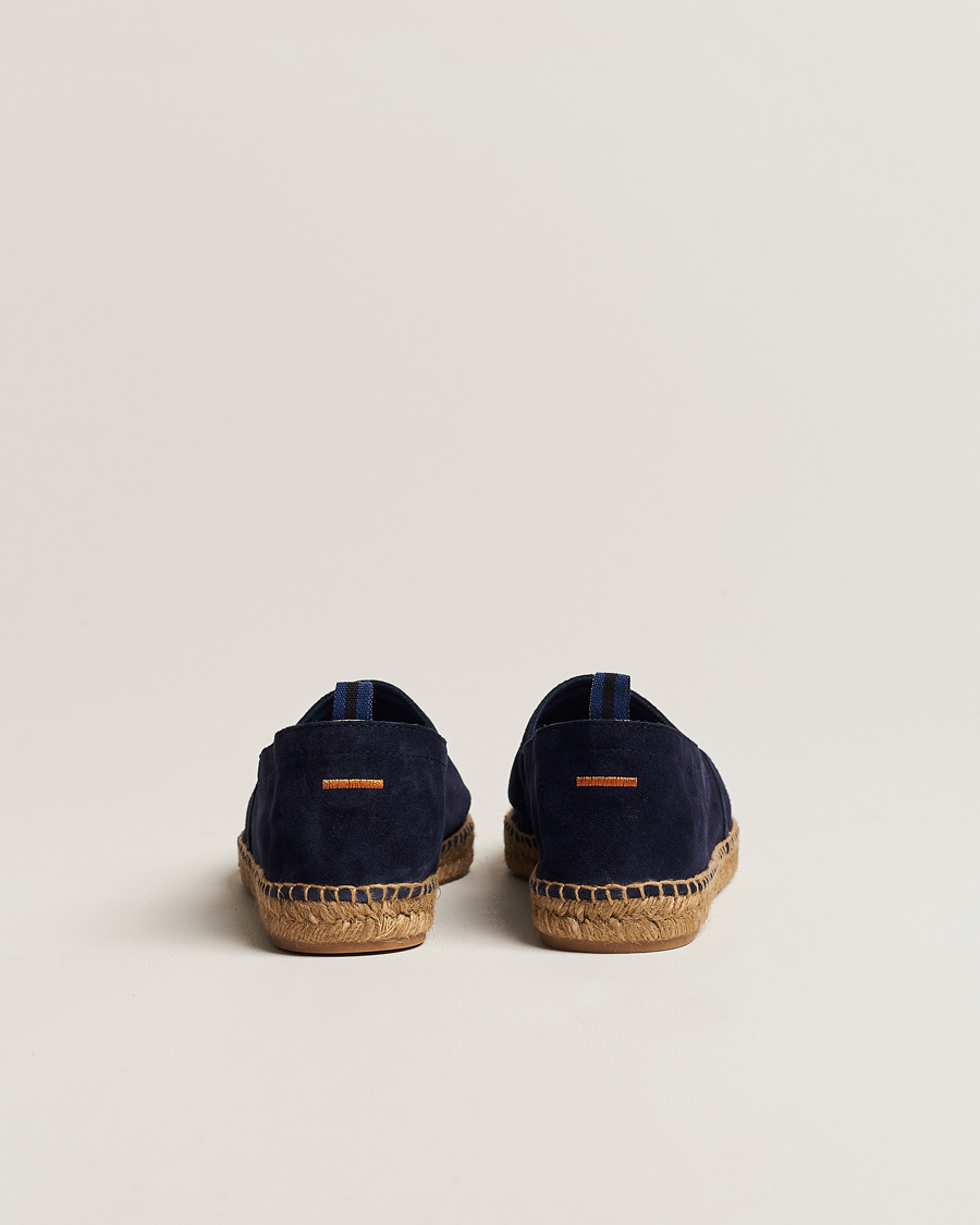 Heren | Espadrilles | Castañer | Pablo Casual Suede Espadrilles Azul Oscuro