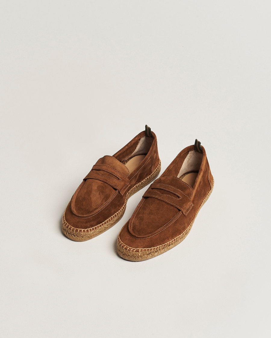 Heren | Suède schoenen | Castañer | Nacho Casual Suede Loafers Cuero