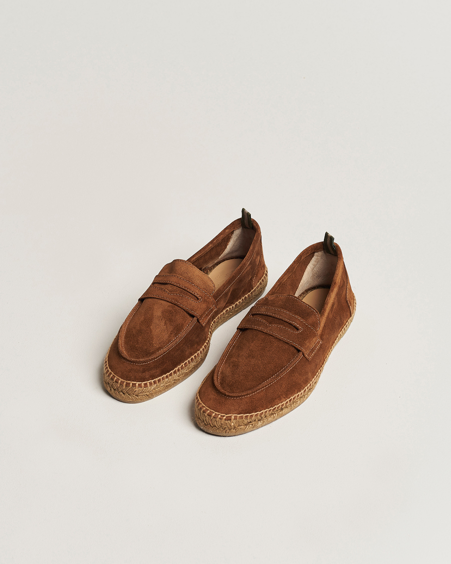 Heren |  | Castañer | Nacho Casual Suede Loafers Cuero