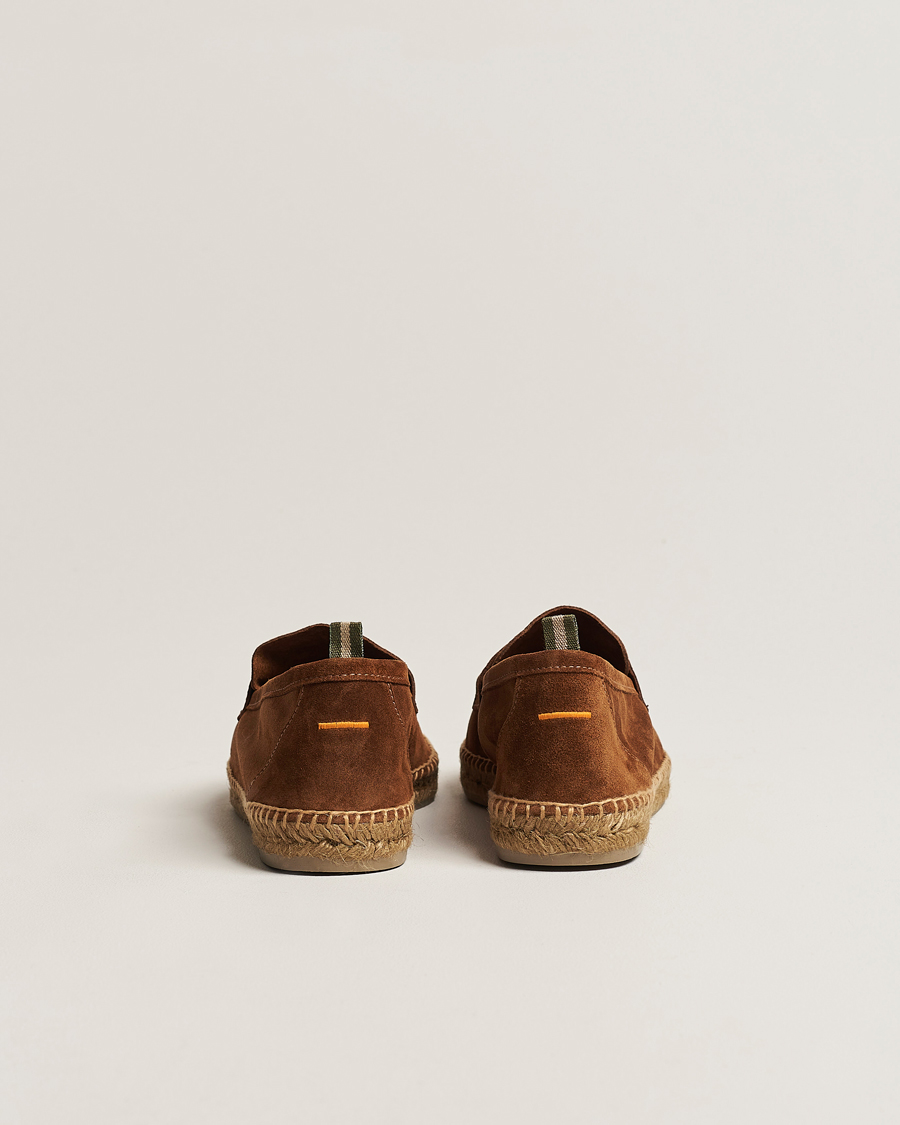 Heren | Espadrilles | Castañer | Nacho Casual Suede Loafers Cuero