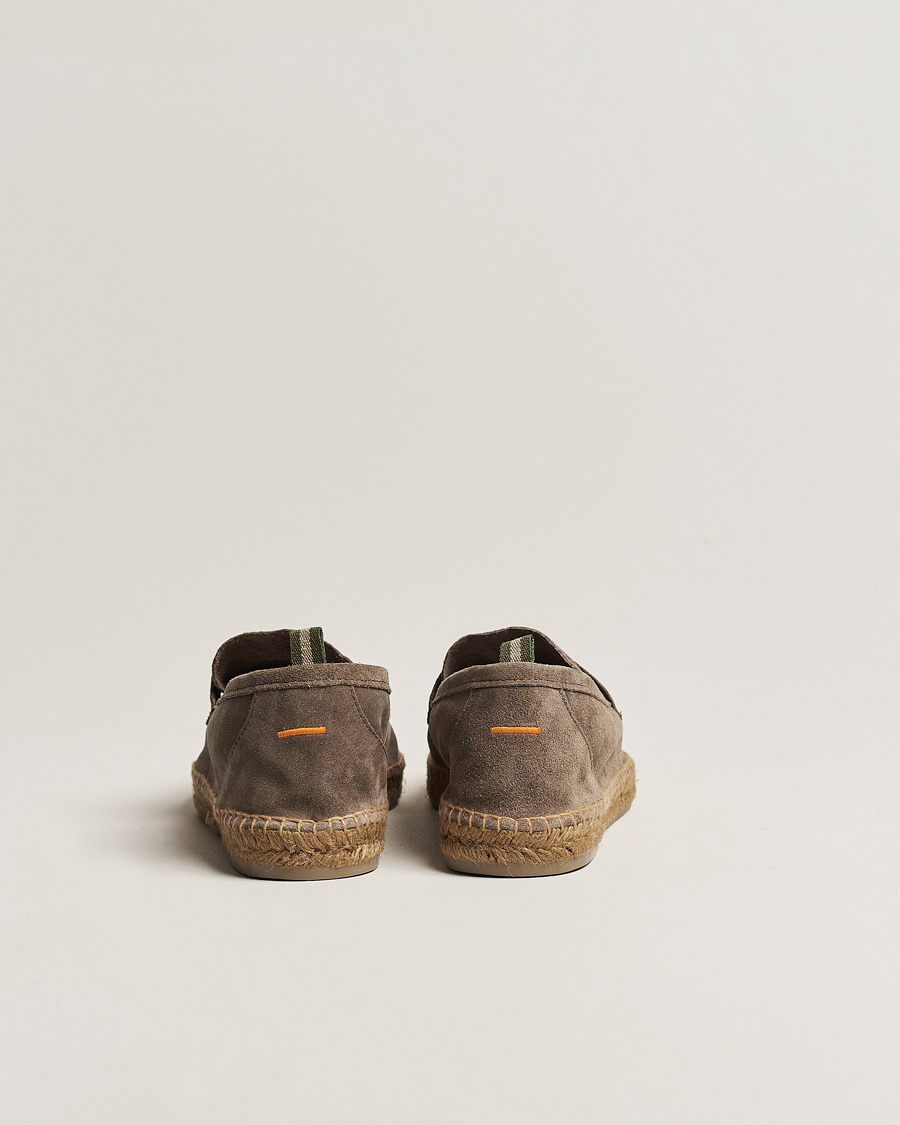 Heren | Espadrilles | Castañer | Nacho Casual Suede Loafers Topo