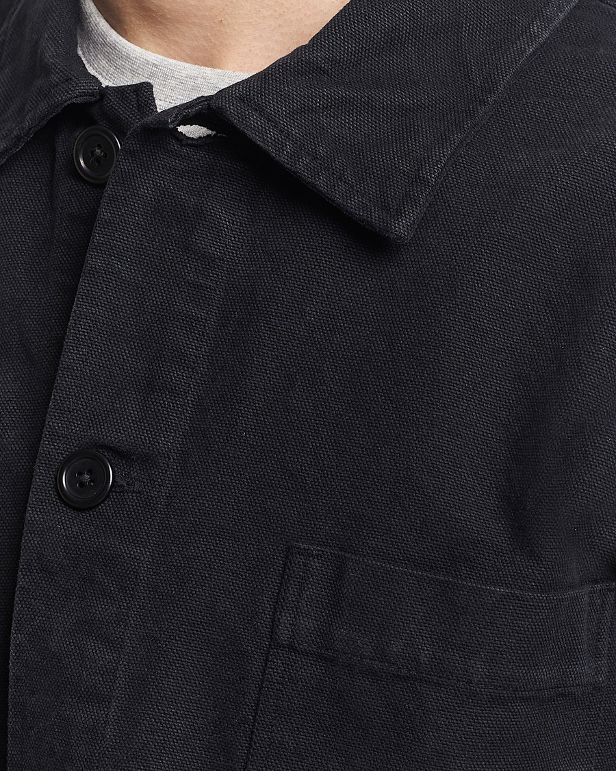 Heren | Overhemden | Colorful Standard | Organic Workwear Jacket Deep Black